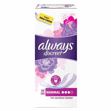 Always Discreet For Sensitive Bladder Long Plus 20 Liners