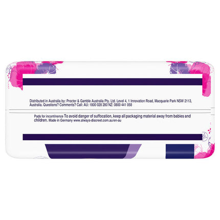 Always Discreet For Sensitive Bladder Maxi Night 6 Pads