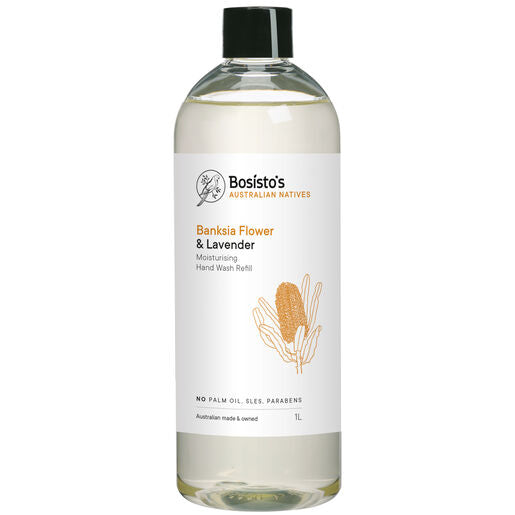 Bosisto's Banksia Flower & Lavender Hand Wash Refill 1L