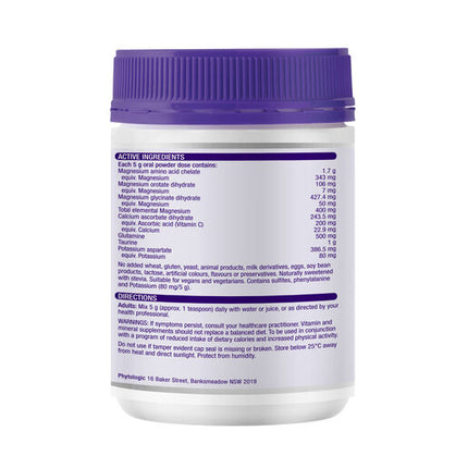 Henry Blooms Magnesium Complex 400g Powder Bulk Pack