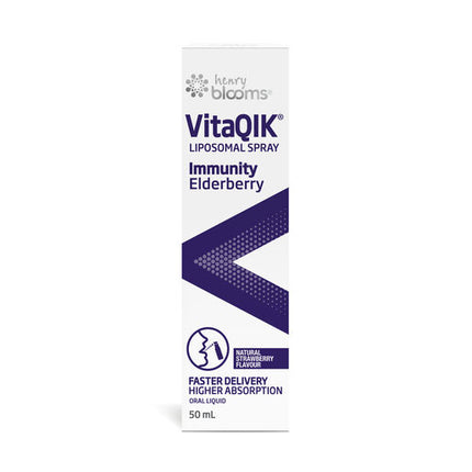 Henry Blooms VitaQIK Liposomal Immunity Elderberry 50ml