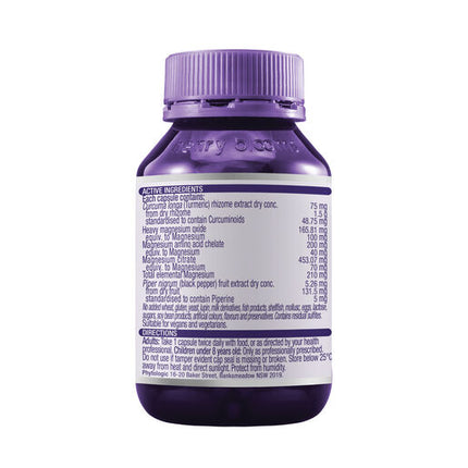 Henry Blooms Turmeric & Magnesium 60 Capsules