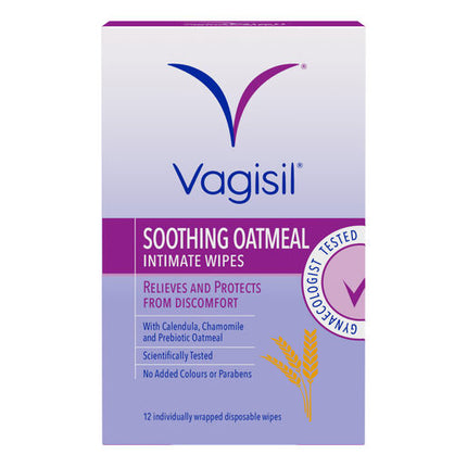 Vagisil Itch Relief Intimate Wipes 12 Pack