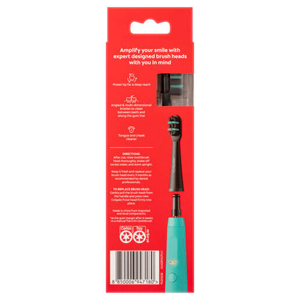 Colgate Pulse Deep Clean Electric Toothbrush Replacement Brush Head Refills, 4 Pack