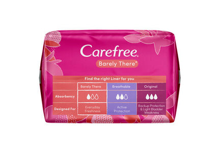Carefree Barely There Unscented Panty Liners 42 Pack