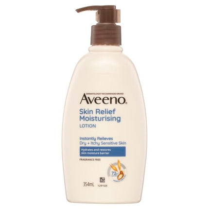 Aveeno Skin Relief Fragrance Free Moisturising Body Lotion 354mL