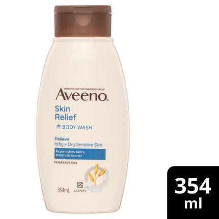 Aveeno Skin Relief Fragrance Free Body Wash 354mL