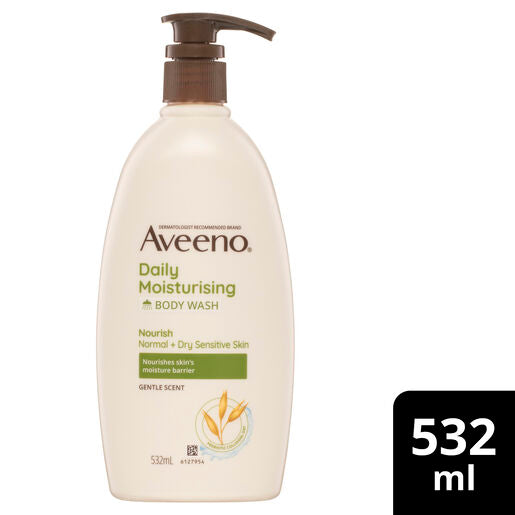 Aveeno Daily Moisturising Lightly Fragranced Body Wash 532mL