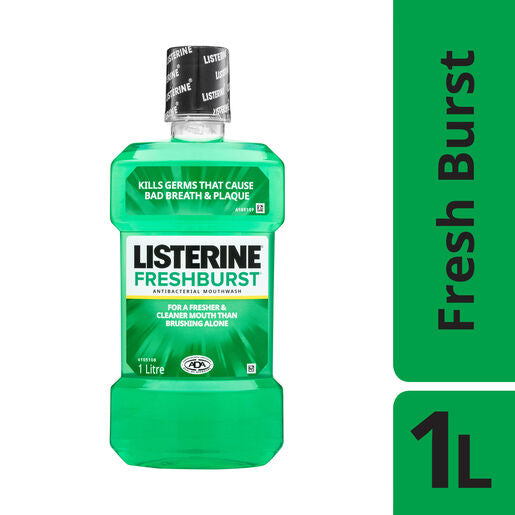 Listerine Mouthwash Fresh Burst 1L