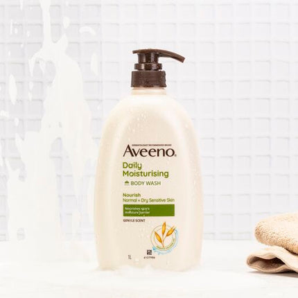 Aveeno Active Naturals Daily Moisturising Body Wash Soothing Oatmeal 1L