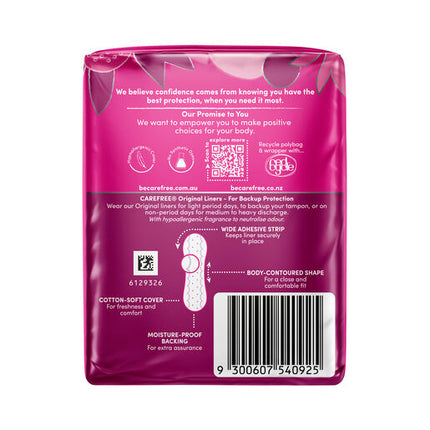 Carefree Original Scented Liners 30 pack