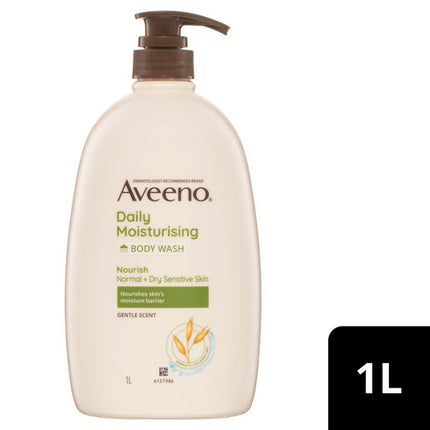 Aveeno Active Naturals Daily Moisturising Body Wash Soothing Oatmeal 1L