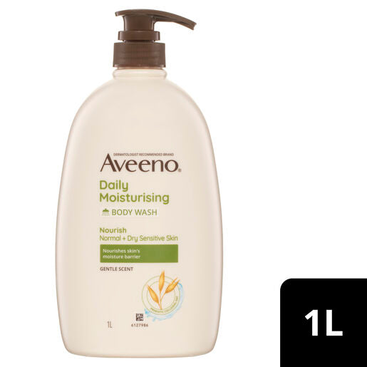 Aveeno Active Naturals Daily Moisturising Body Wash Soothing Oatmeal 1L