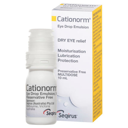Cationorm Dry Eye Relief Preservative Free Multi Dose 10ml