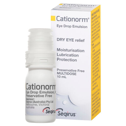 Cationorm Dry Eye Relief Preservative Free Multi Dose 10ml