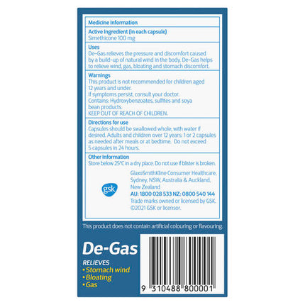 De-Gas Capsules 24 Pack