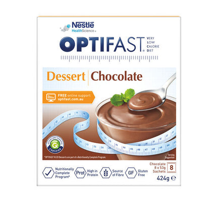 Optifast VLCD Chocolate Dessert 8 x 53g