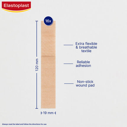 Elastoplast Finger Strips Flexible Fabric 16 Pack
