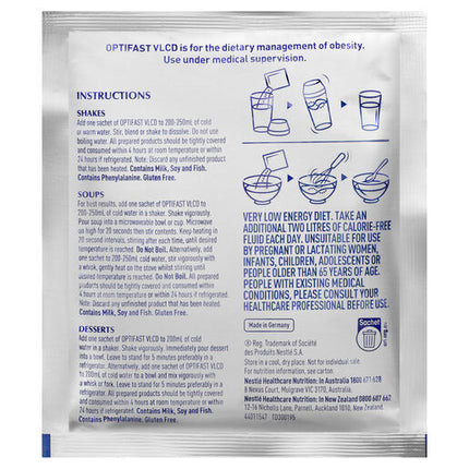 Optifast VLCD Chocolate Dessert 8 x 53g