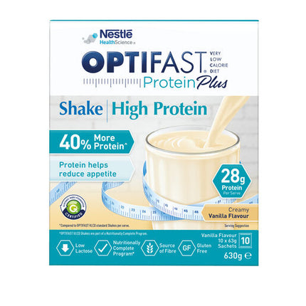 Optifast Protein Plus Shake Vanilla 63g x 10 Sachets