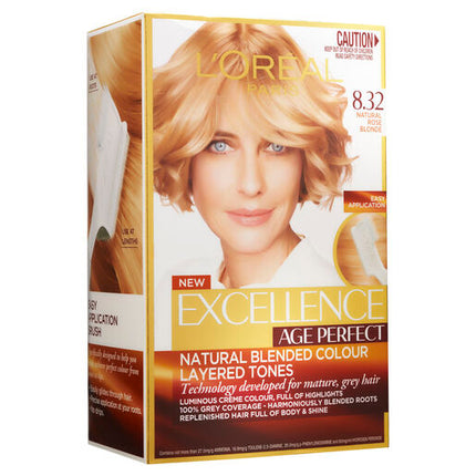 L'Oreal Excellence Age Perfect 8.32 Natural Rose Blonde