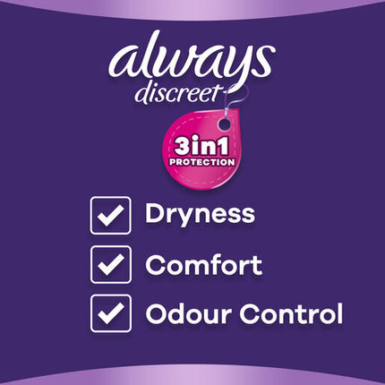 Always Discreet For Sensitive Bladder Small 20 Pads