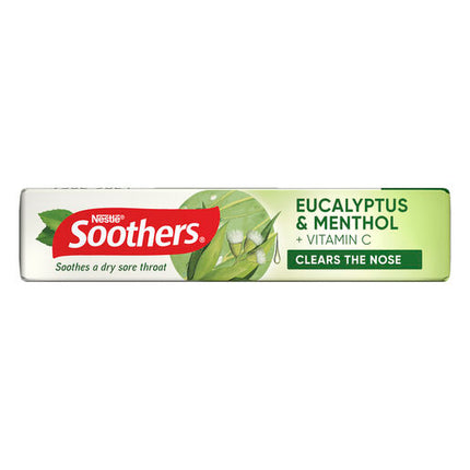 Soothers Eucalyptus & Menthol Stick 10 Medicated Lozenges