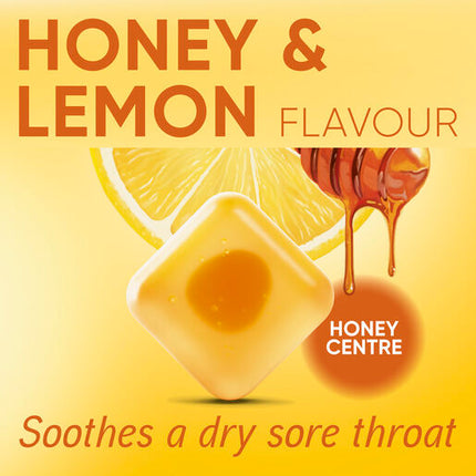 Soothers Honey & Lemon Medicated Lozenges Stick 10 Pack