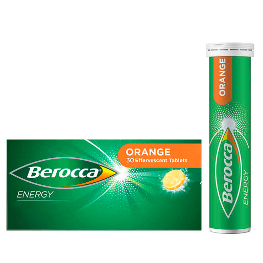 Berocca Energy Orange Effervescent Tablets 30 Pack