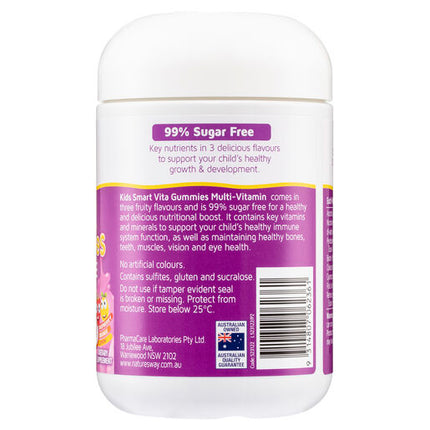 Nature's Way Kids Smart Vita Gummies Sugar Free Multi Trio 150