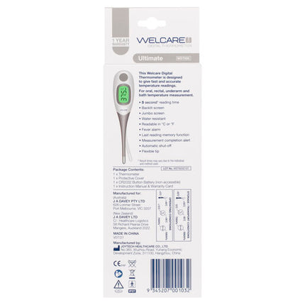 Welcare Digital Thermometer Ultimate