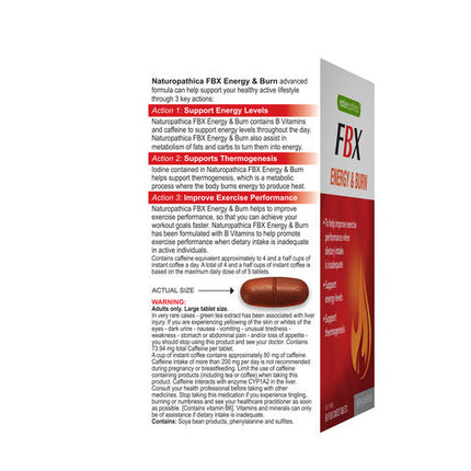 Naturopathica FBX Energy & Burn 60 Tablets