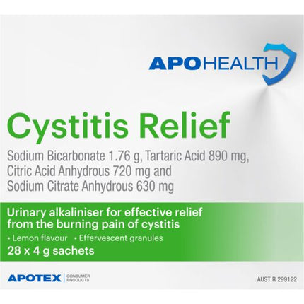 ApoHealth Cystitis Relief 28 Sachets