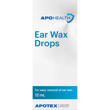 Apohealth Ear Wax Drops 25Mg/mL Bottle 12mL
