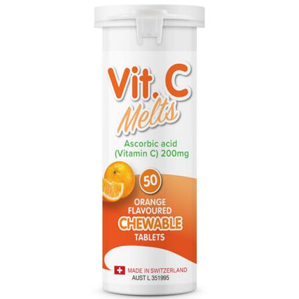 Vitamin C Melts 50 Chewable Tablets