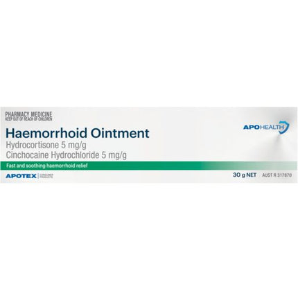ApoHealth Haemorrhoid Ointment 30g