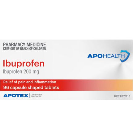 ApoHealth Ibuprofen 96 Tablets