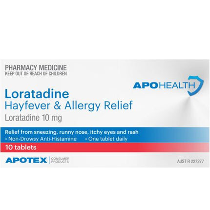 ApoHealth Loratadine 10mg 10 Tablets