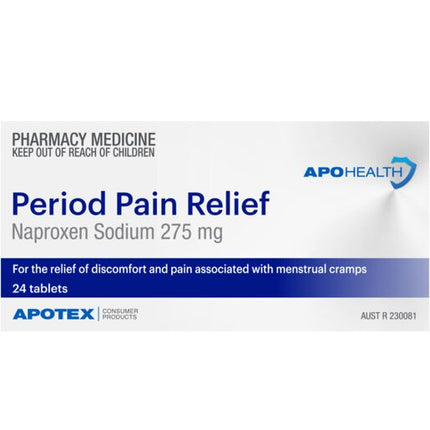 ApoHealth Period Pain Relief 24 Tablets