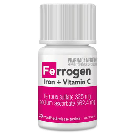 Ferrogen Iron + Vitamin C 30 Tablets
