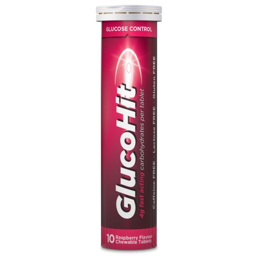 Glucohit Glucose Raspberry 10 Tablets