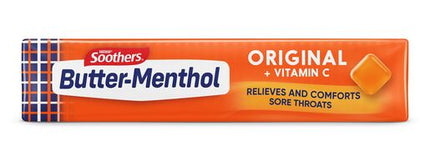 Soothers Butter Menthol Throat Lozenge 10 pack