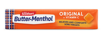 Soothers Butter Menthol Throat Lozenge 10 pack