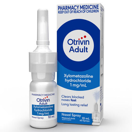 Otrivin Adult Nasal Spray, for Blocked Nose, 10mL