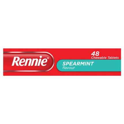 Rennie Indigestion & Heartburn Relief Chewable Tablets 48 Pack