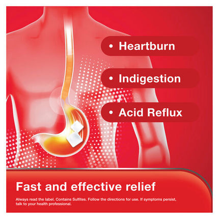 Rennie Indigestion & Heartburn Relief Chewable Tablets 48 Pack