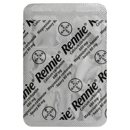 Rennie Indigestion & Heartburn Relief Chewable Tablets 24 Pack