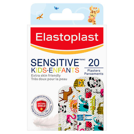 Elastoplast Sensitive Kids Animals Plasters 20 Pack