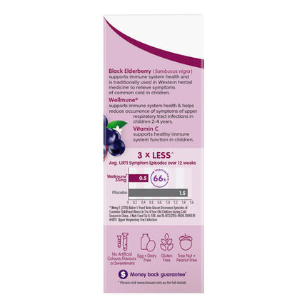 Brauer Kids Sambucus Black Elderberry Immune Plus 100ml