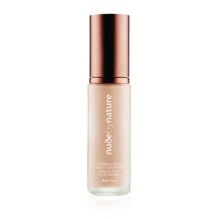 Nude by Nature Luminous Sheer Liquid Foundation C1 Ivory 30mL